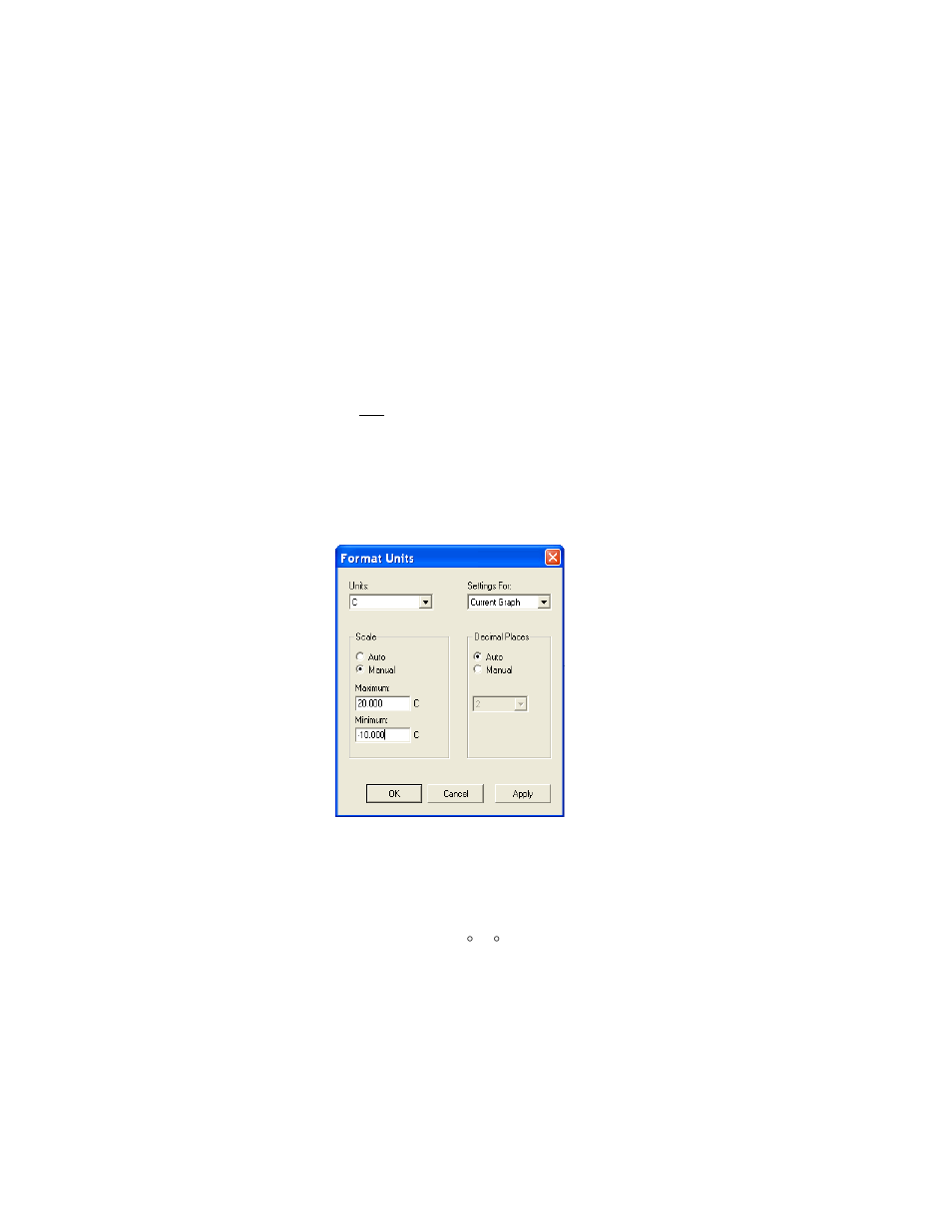 Formatting measurement units, Specifying the y-axis scale | Vaisala Spectrum 4.0 User Manual | Page 58 / 82
