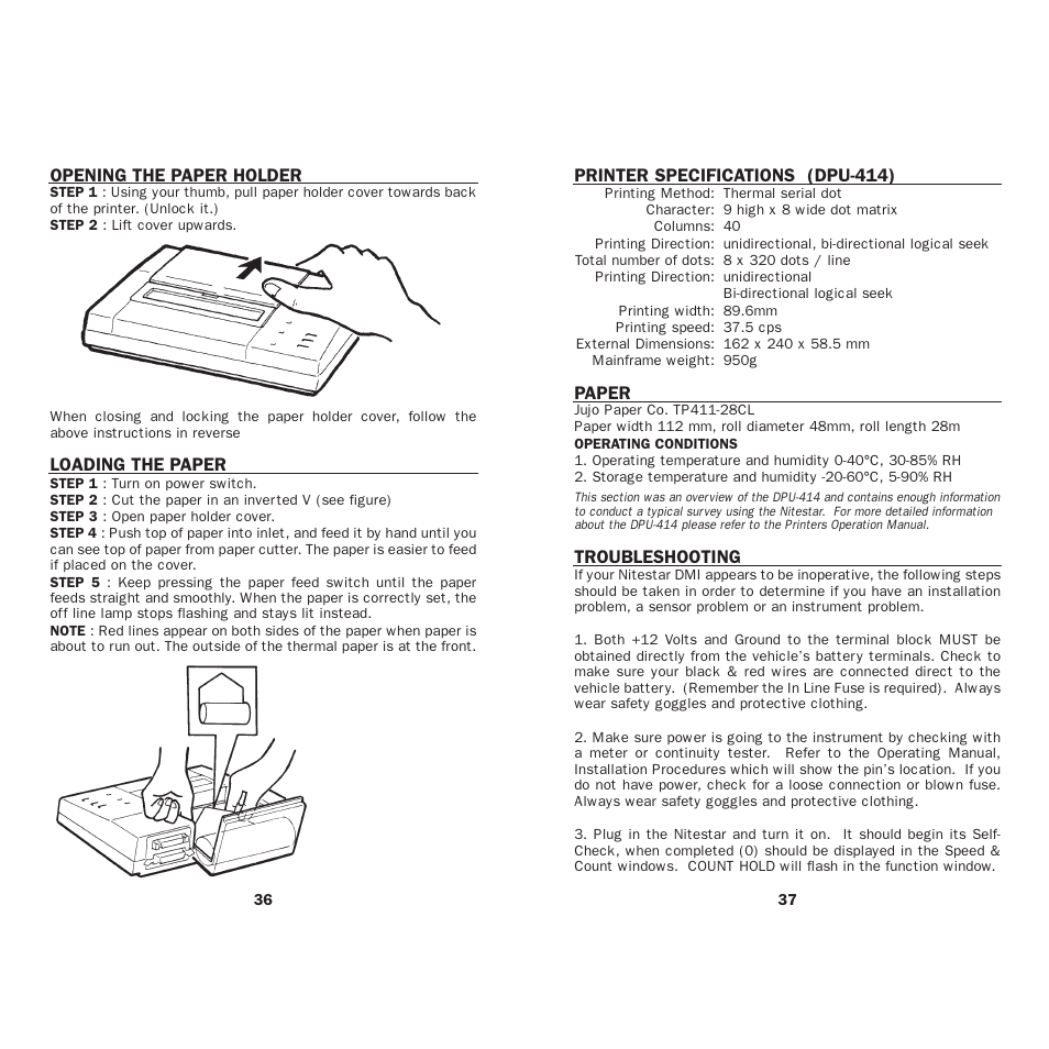 Vaisala TCI101 NiteStar User Manual | Page 20 / 26