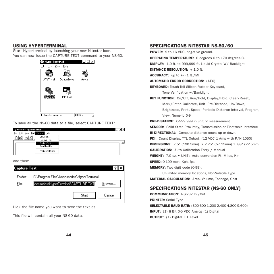 Vaisala TCI101 NiteStar User Manual | Page 24 / 26