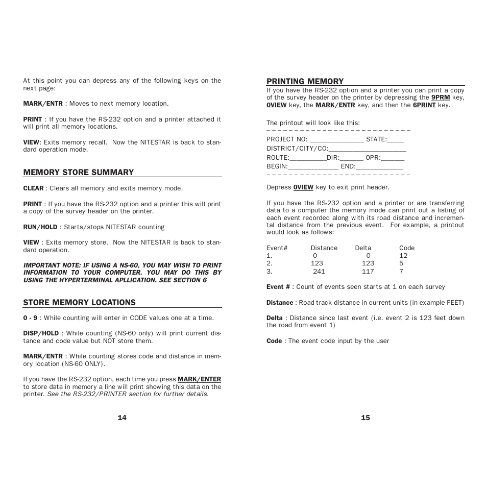 Vaisala TCI101 NiteStar User Manual | Page 9 / 26