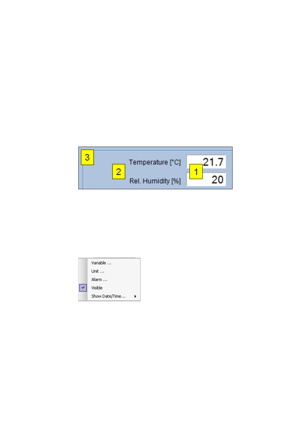 Text boxes, text labels, and groups, Text box settings | Vaisala Observation Display User Manual | Page 20 / 50