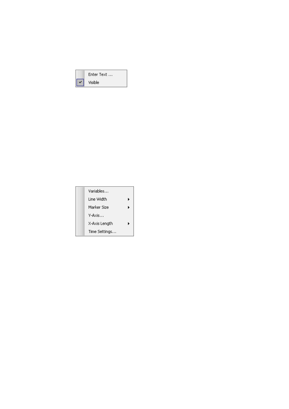 Text label settings, Graphs | Vaisala Observation Display User Manual | Page 22 / 50