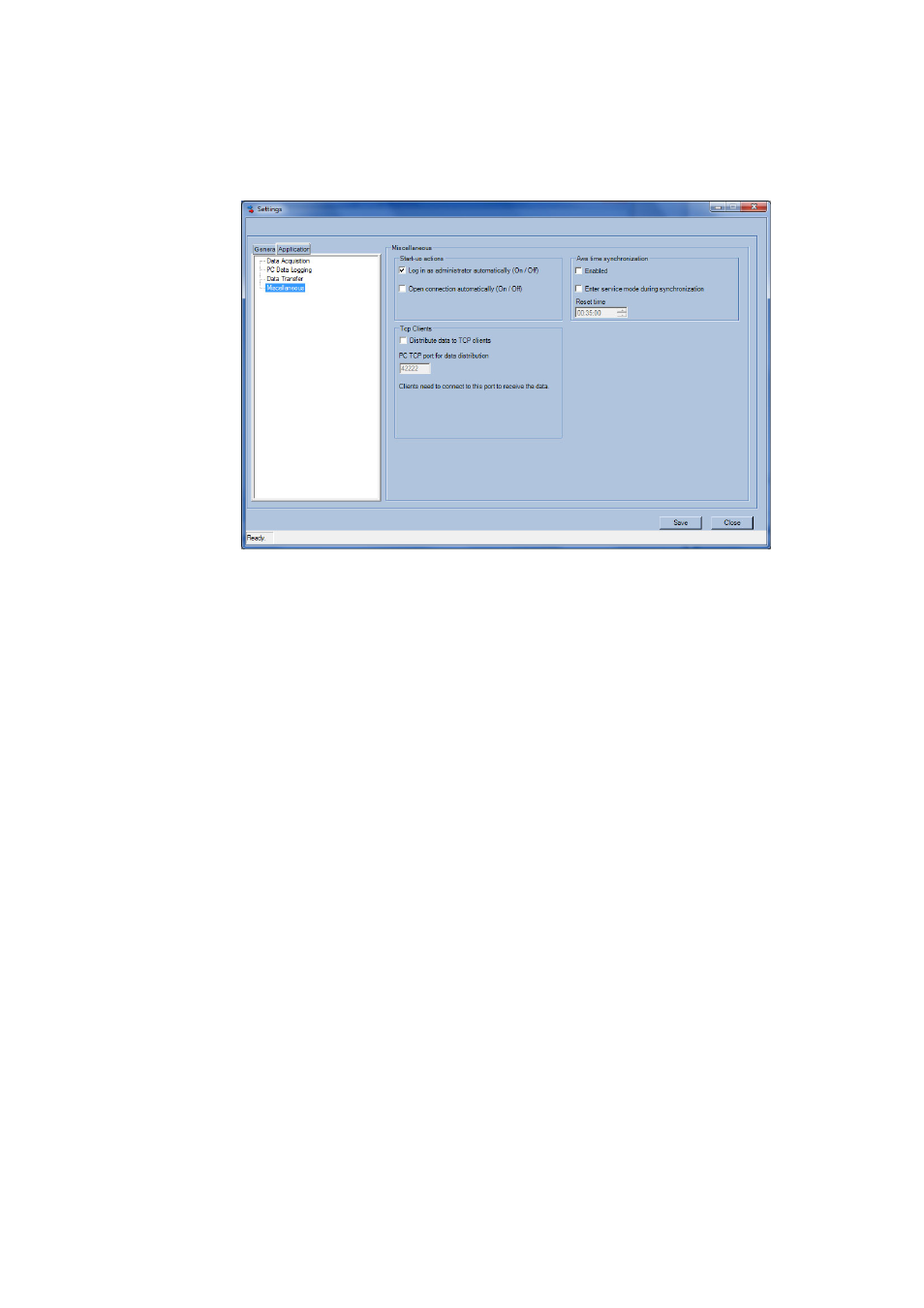 Application settings – miscellaneous | Vaisala Observation Display User Manual | Page 42 / 50