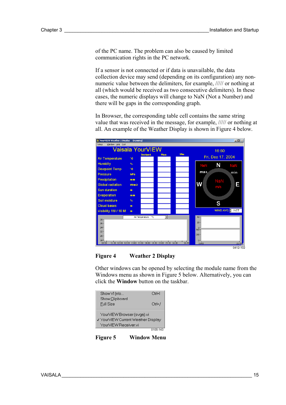 Vaisala Real-time Display Software YOURVIEW User Manual | Page 17 / 41