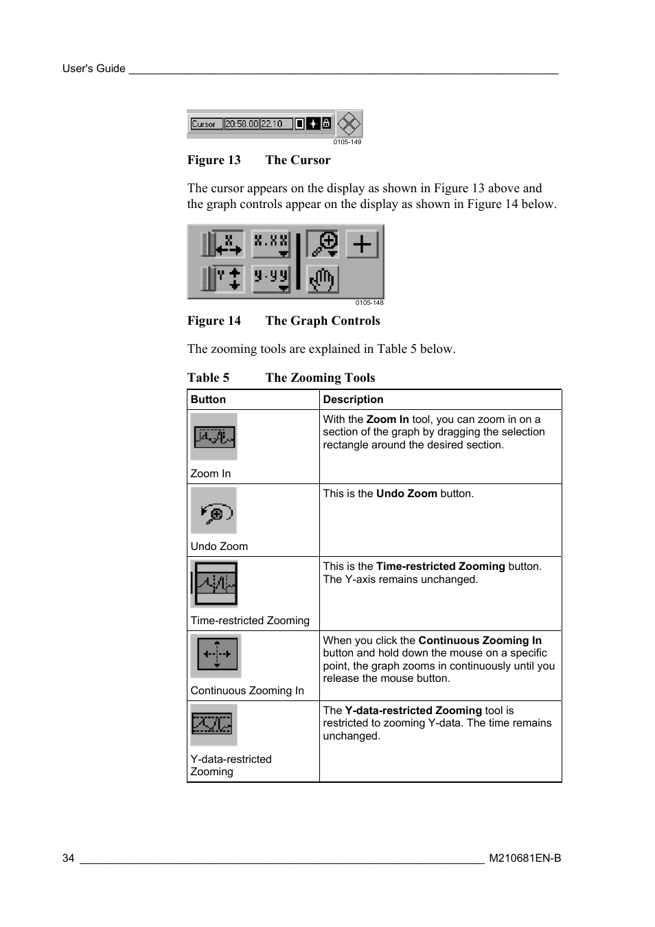 See table 5, E 34 fo | Vaisala Real-time Display Software YOURVIEW User Manual | Page 36 / 41