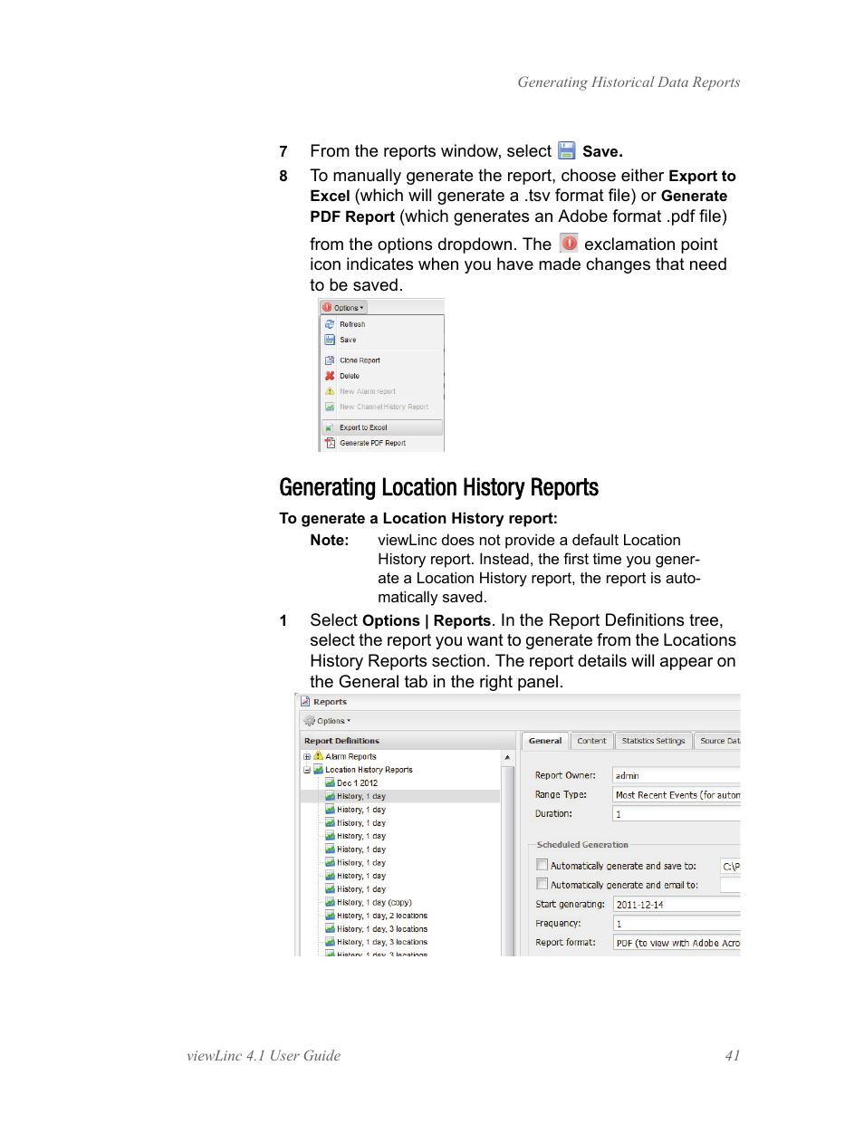 Generating location history reports | Vaisala viewLinc 4.1 User Manual | Page 45 / 60