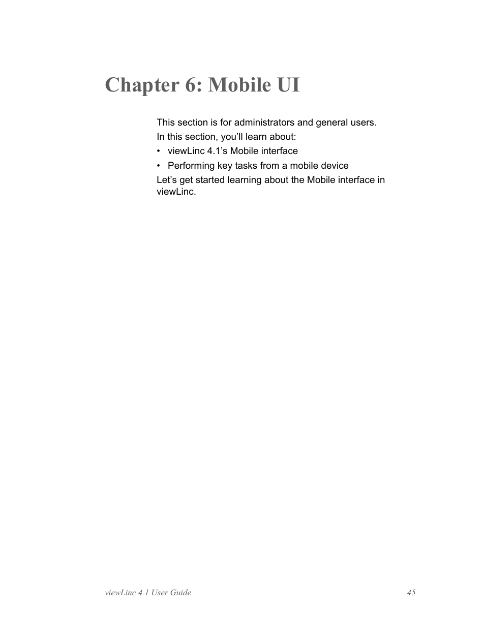 Chapter 6: mobile ui | Vaisala viewLinc 4.1 User Manual | Page 49 / 60