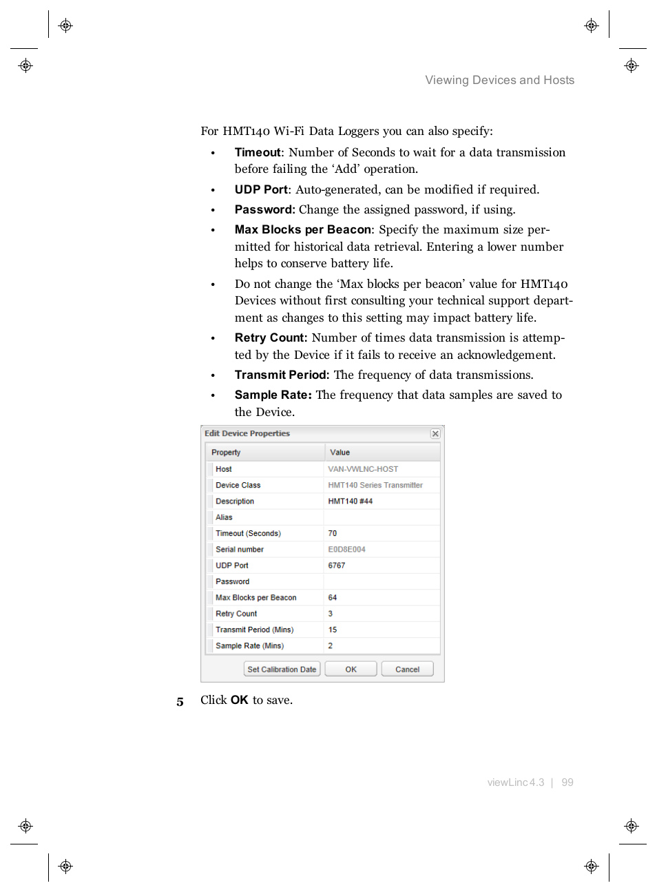 Vaisala viewLinc 4.3 User Manual | Page 107 / 206