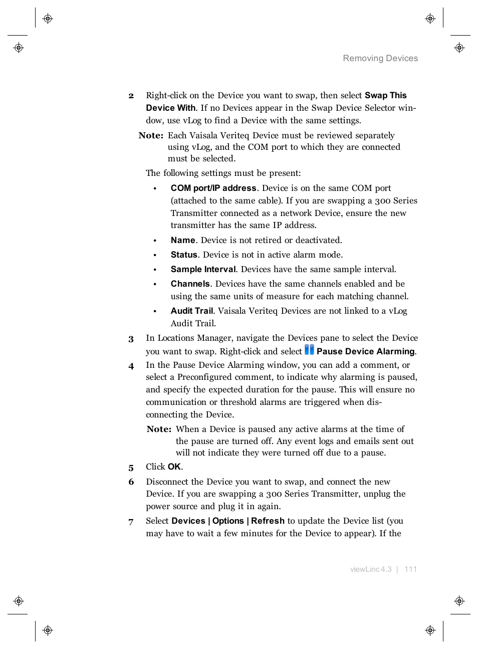 Vaisala viewLinc 4.3 User Manual | Page 119 / 206