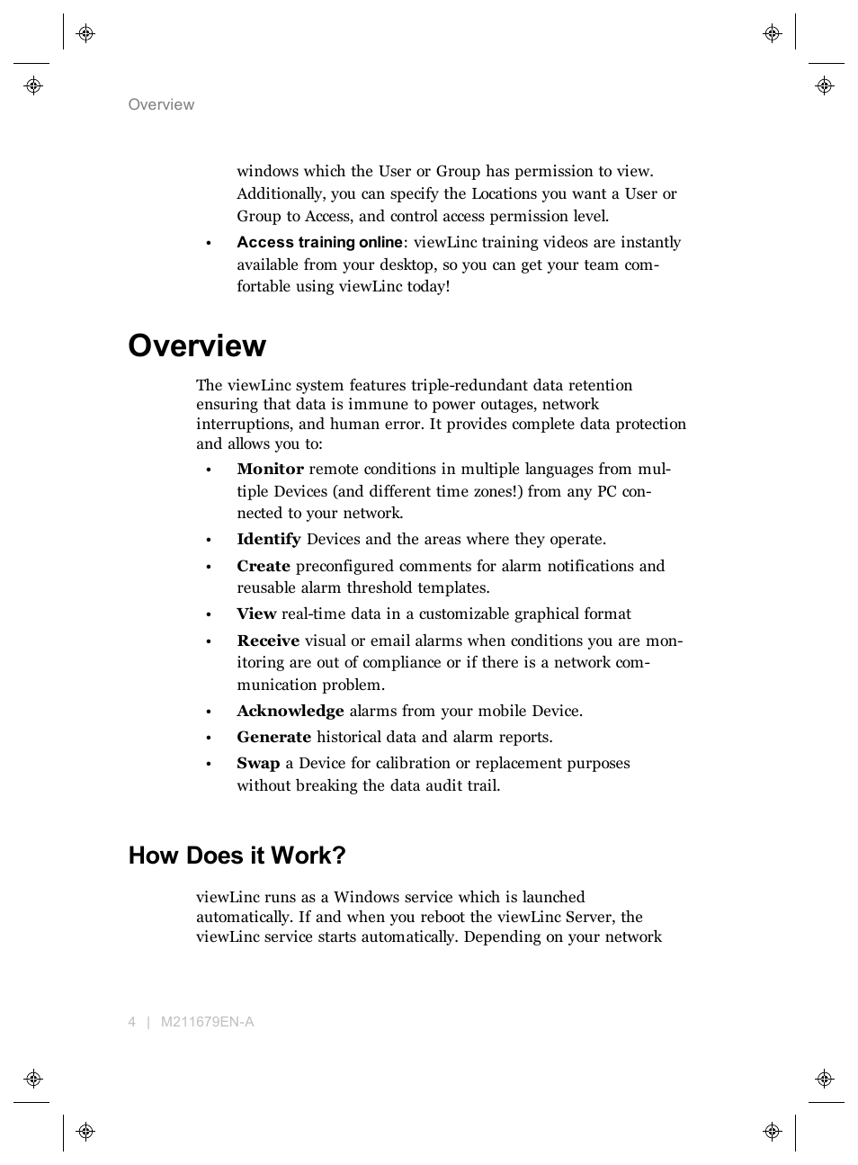 Overview, How does it work | Vaisala viewLinc 4.3 User Manual | Page 12 / 206
