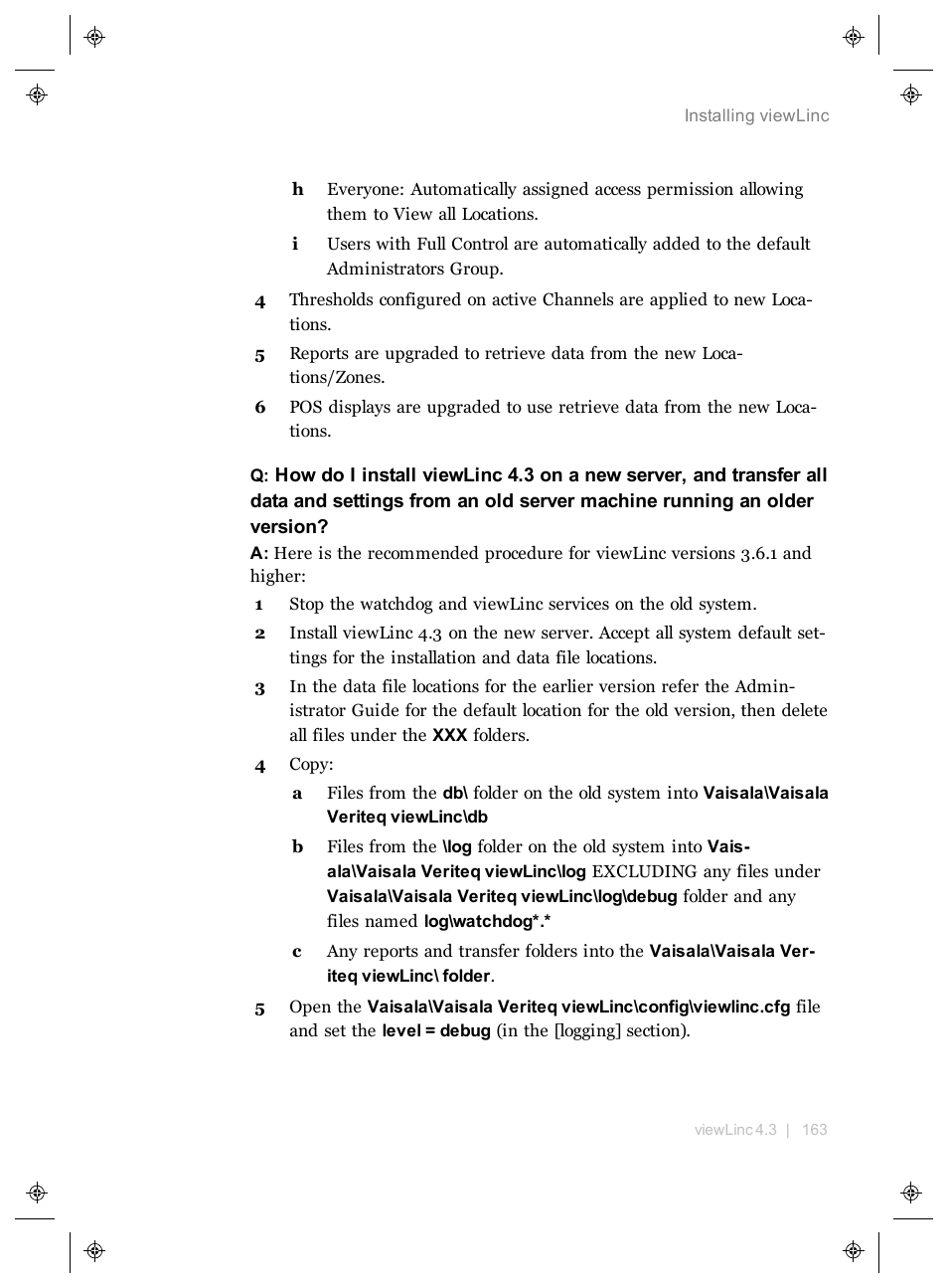 Vaisala viewLinc 4.3 User Manual | Page 171 / 206