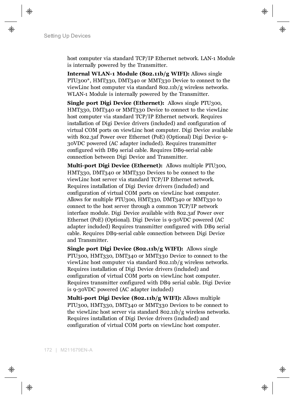 Vaisala viewLinc 4.3 User Manual | Page 180 / 206
