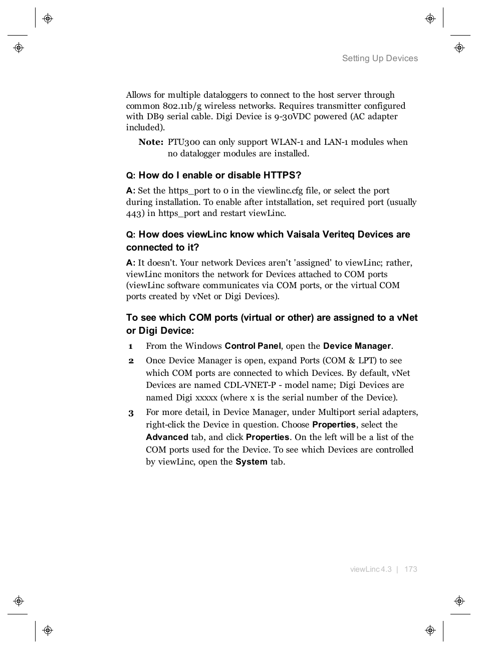 Vaisala viewLinc 4.3 User Manual | Page 181 / 206