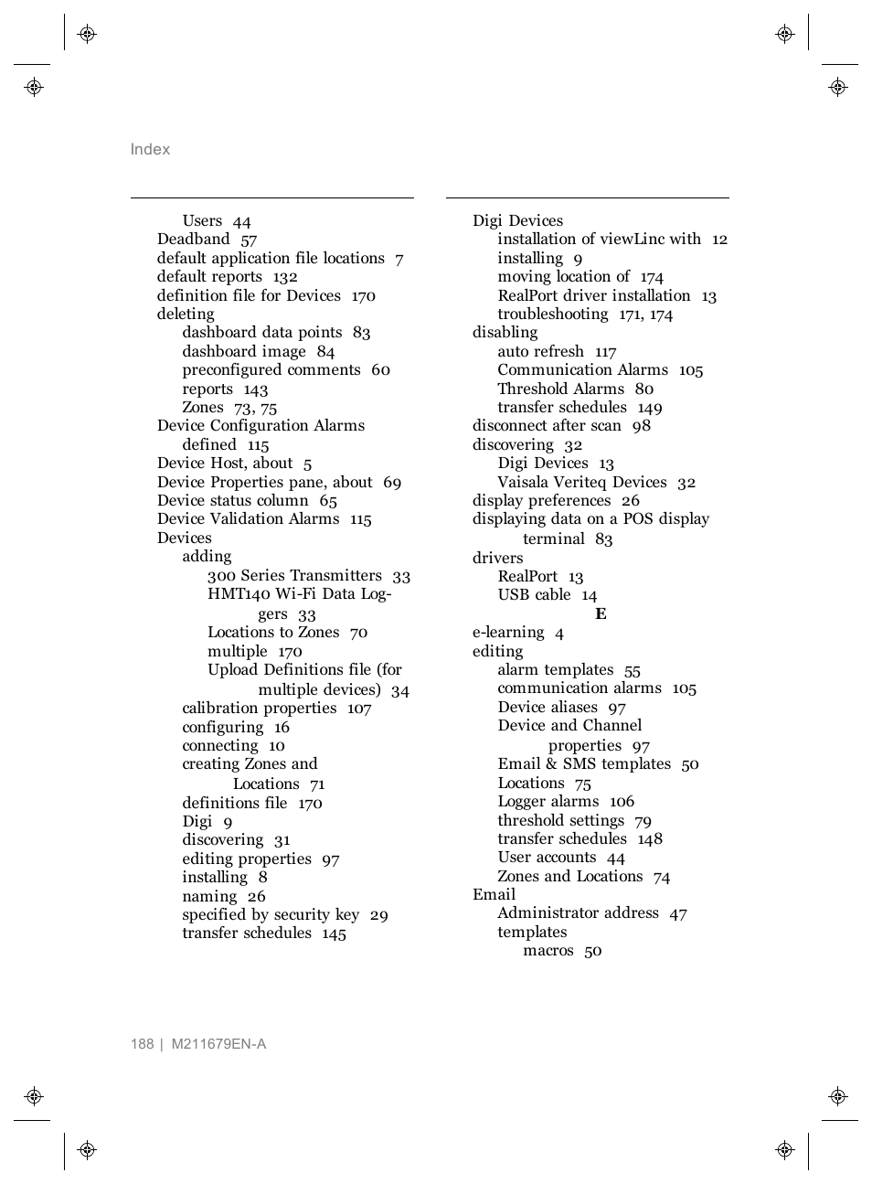 Vaisala viewLinc 4.3 User Manual | Page 196 / 206
