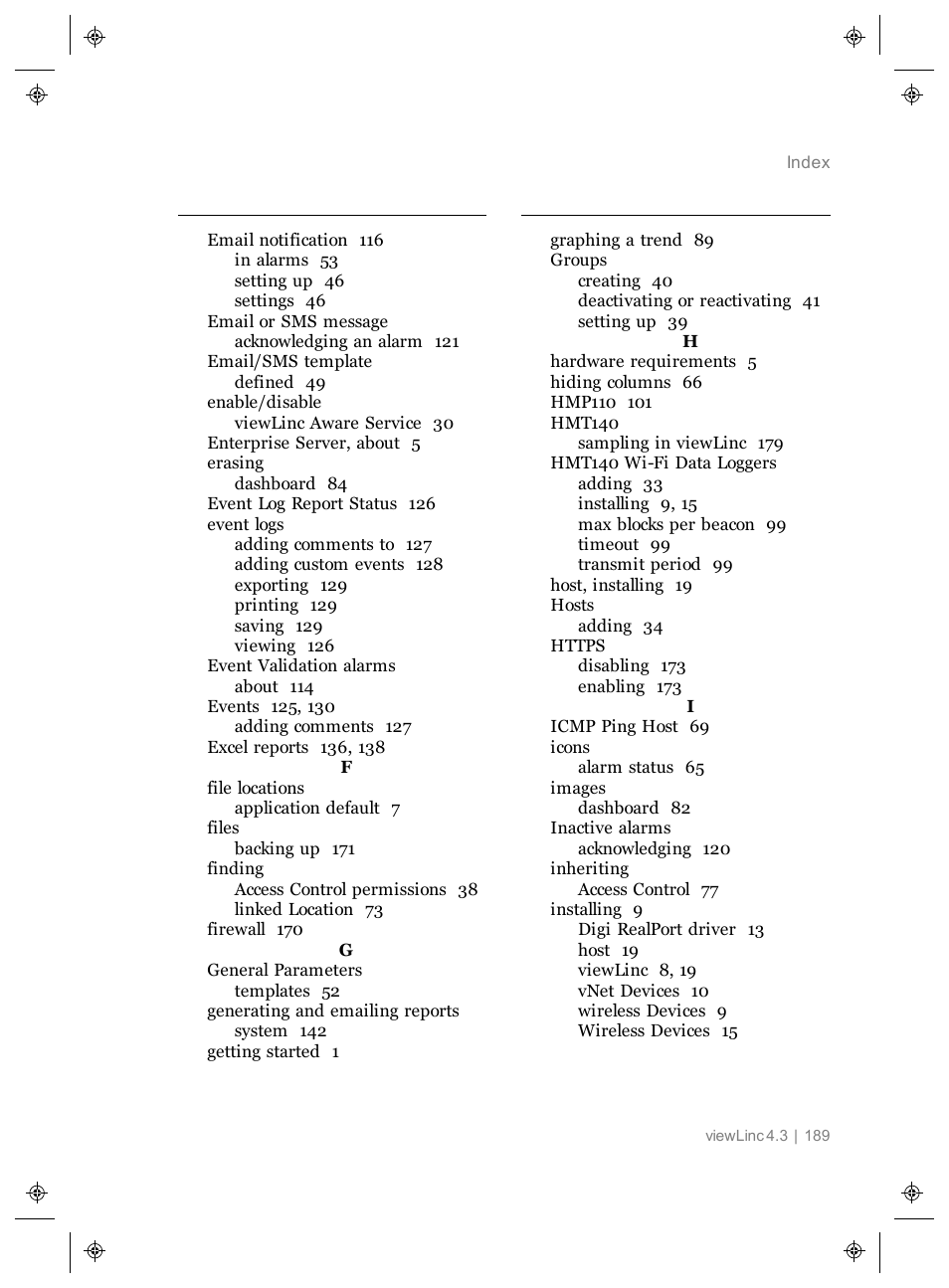 Vaisala viewLinc 4.3 User Manual | Page 197 / 206