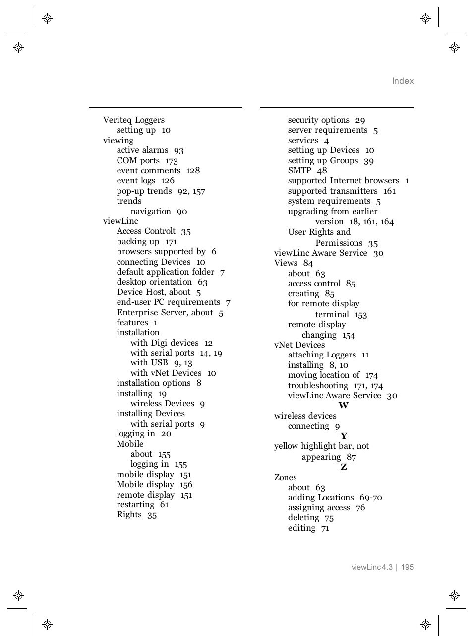 Vaisala viewLinc 4.3 User Manual | Page 203 / 206