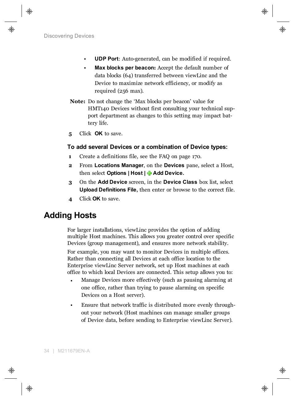 Adding hosts | Vaisala viewLinc 4.3 User Manual | Page 42 / 206