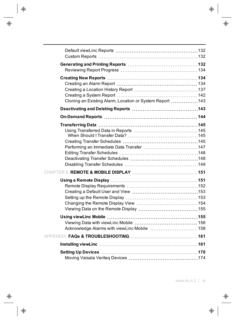 Vaisala viewLinc 4.3 User Manual | Page 7 / 206