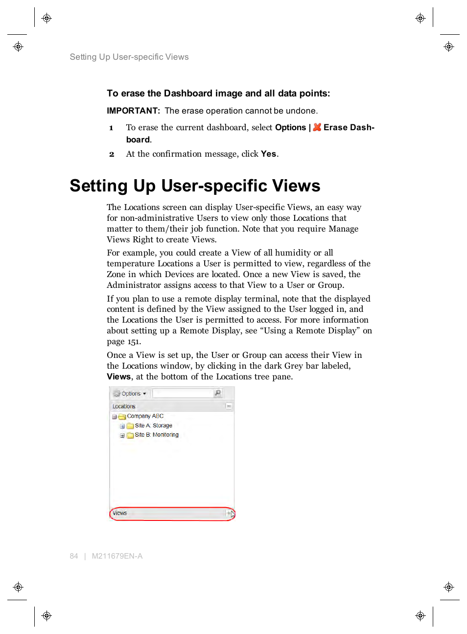 Setting up user-specific views | Vaisala viewLinc 4.3 User Manual | Page 92 / 206