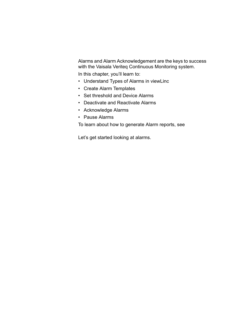 Chapter 5: alarms 81, Chapter 5: alarms, Chapter 5: alarms) | Vaisala viewLinc-4.1-M211518 User Manual | Page 91 / 175