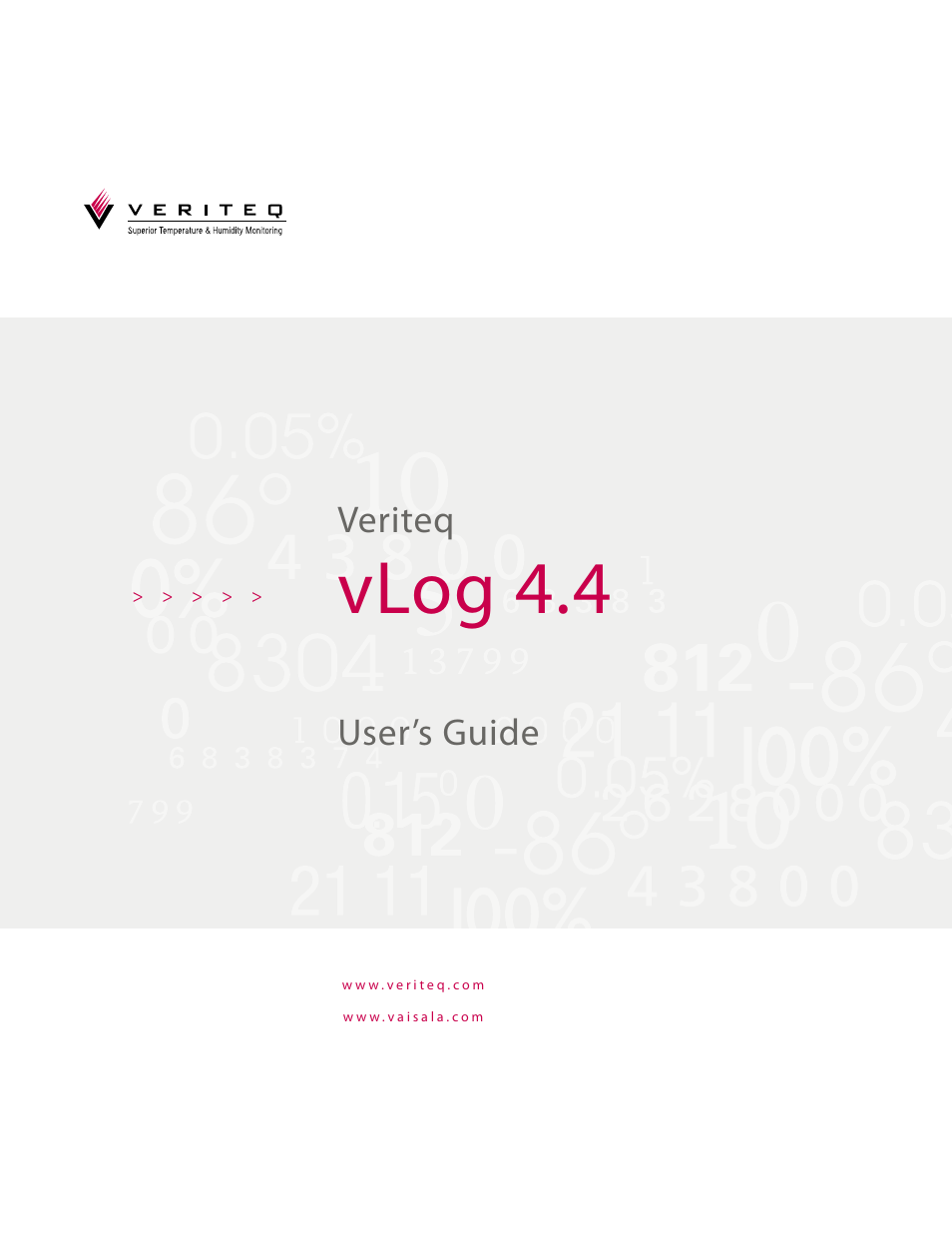 Vaisala vLog 4.4 User Manual | 112 pages