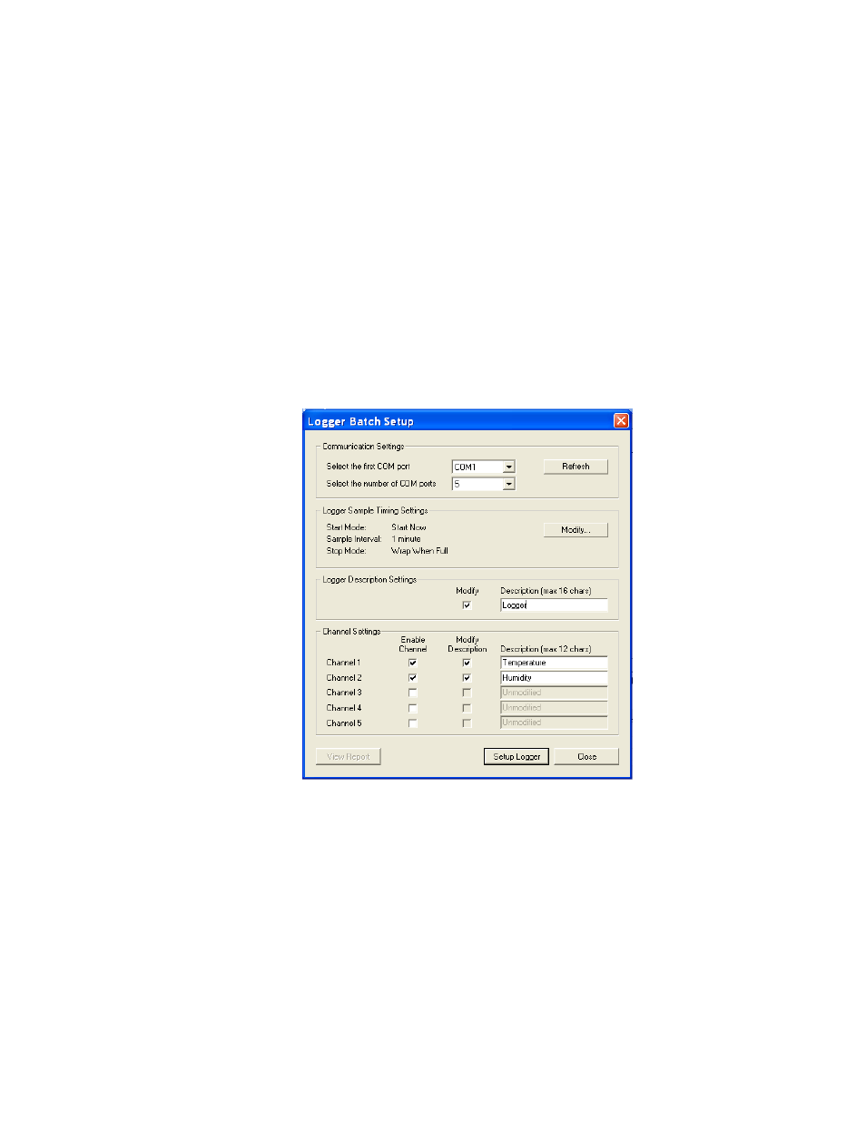 Configuring data loggers: batch setup | Vaisala vLog 4.4 User Manual | Page 47 / 112