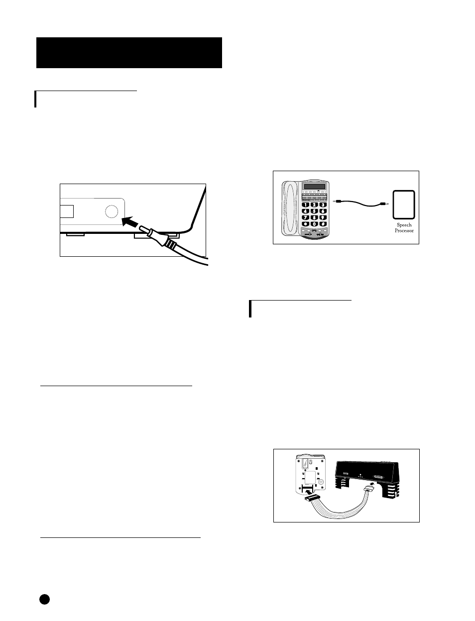Special features (continued), Direct audio output, Figure 38 - connecting the dialogue lvd | Ameriphone DIALOGUE VCO User Manual | Page 20 / 26