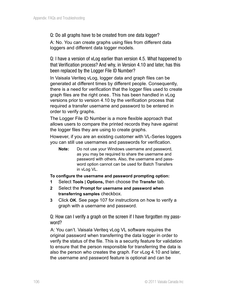 Vaisala vLog 4.5 User Manual | Page 112 / 128
