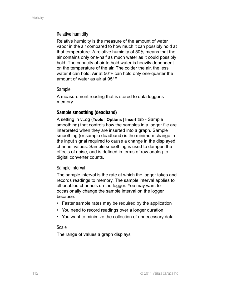 Vaisala vLog 4.5 User Manual | Page 118 / 128