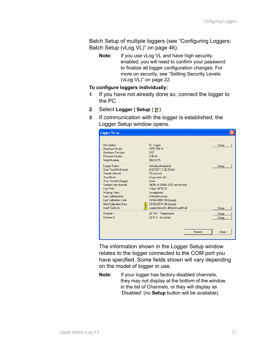 Vaisala vLog 4.5 User Manual | Page 33 / 128