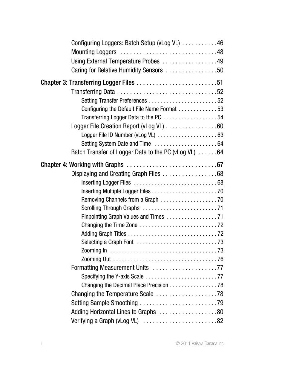 Vaisala vLog 4.5 User Manual | Page 4 / 128