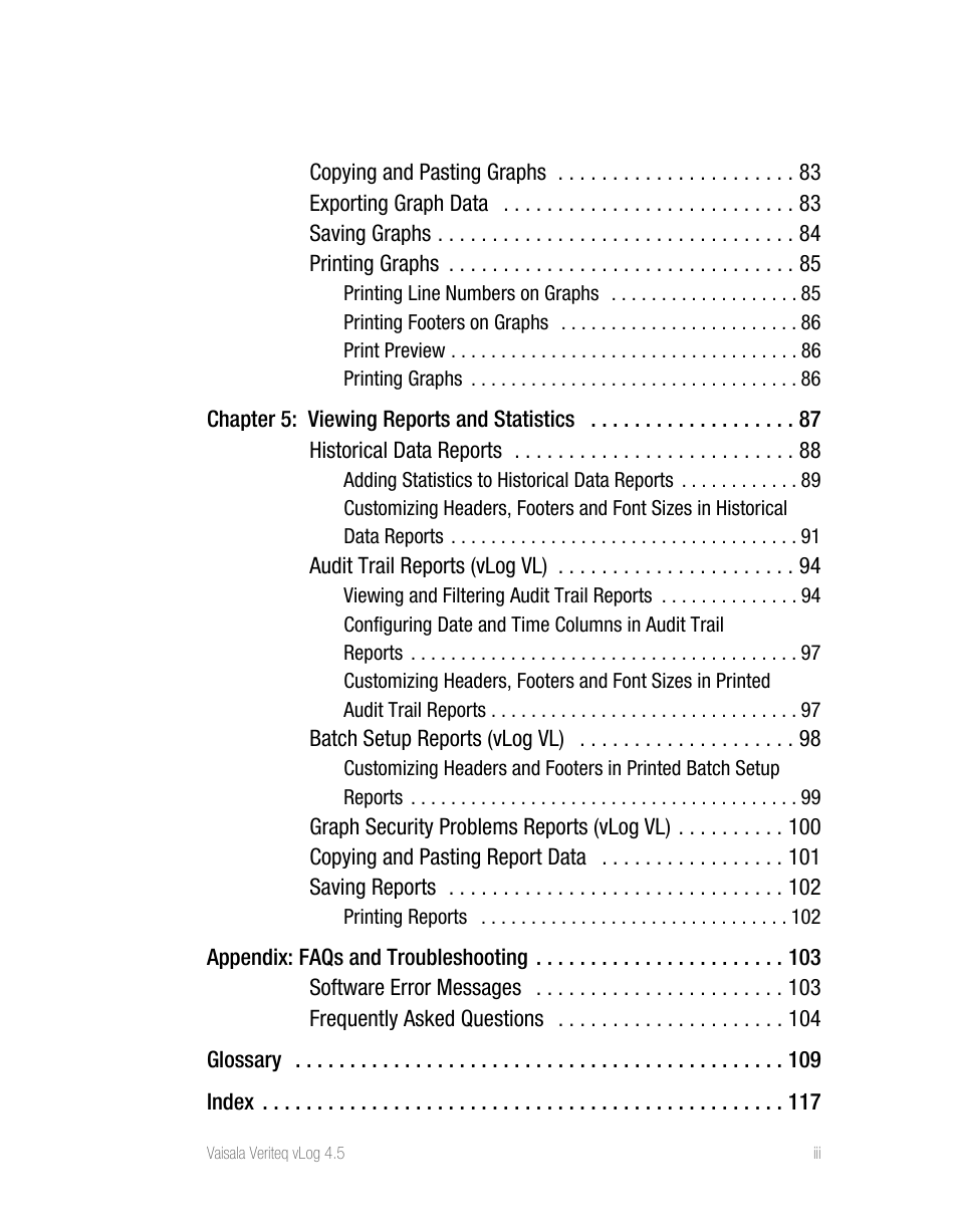 Vaisala vLog 4.5 User Manual | Page 5 / 128