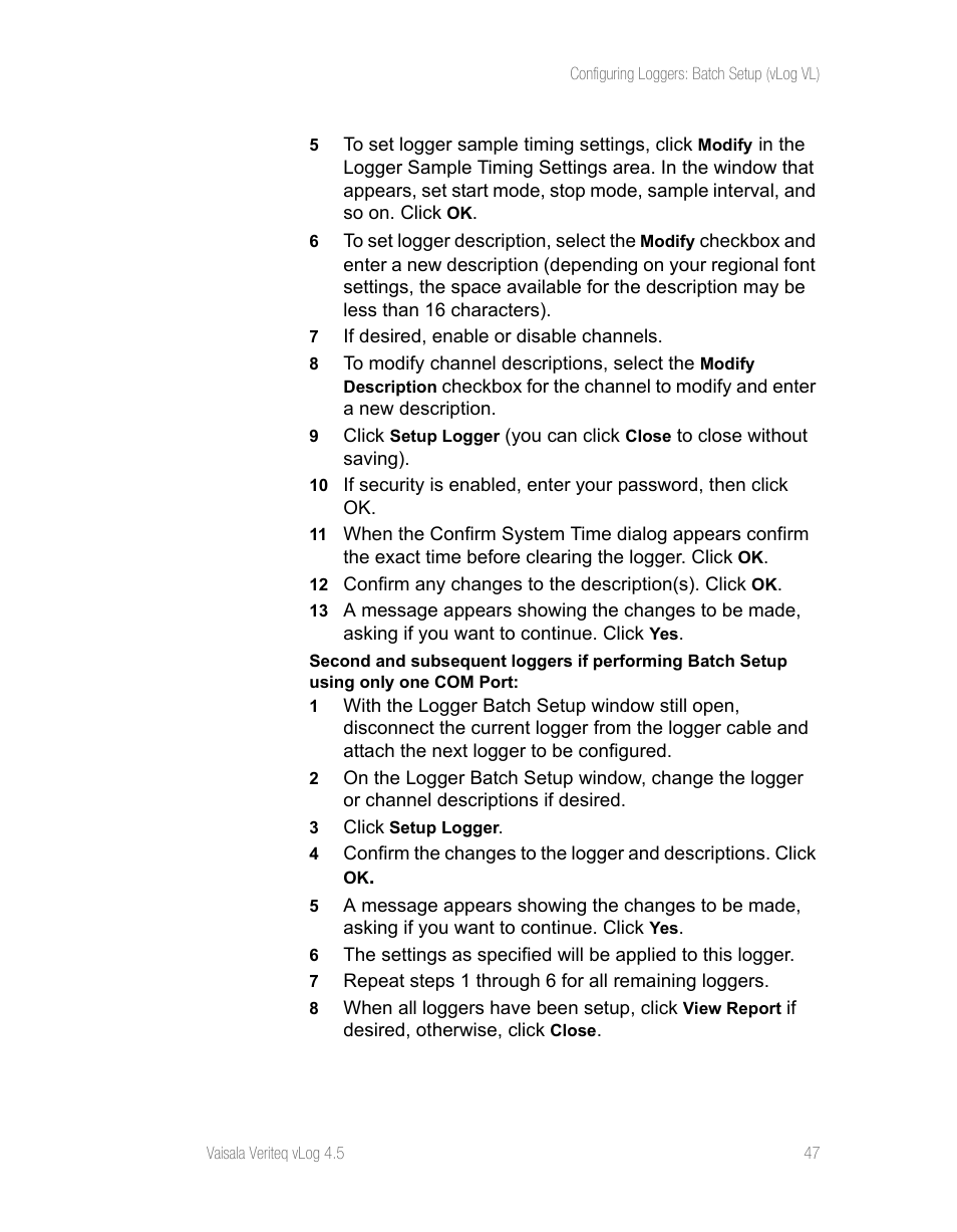Vaisala vLog 4.5 User Manual | Page 53 / 128
