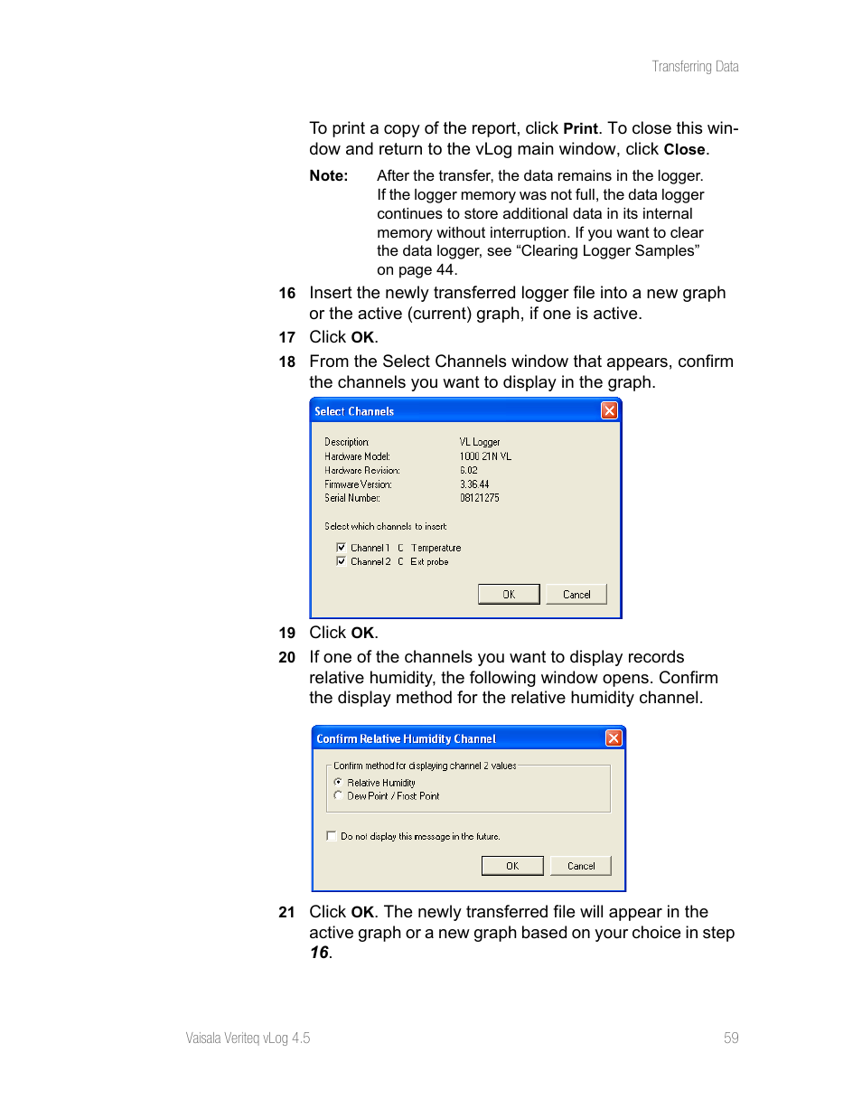 Vaisala vLog 4.5 User Manual | Page 65 / 128