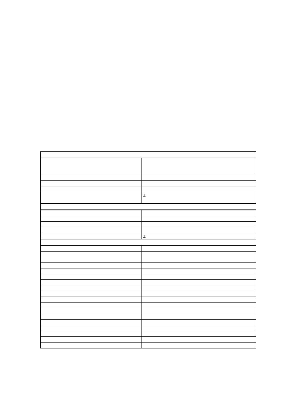 Technical data, Specifications, Chapter 7 | Vaisala WS425 User Manual | Page 79 / 86