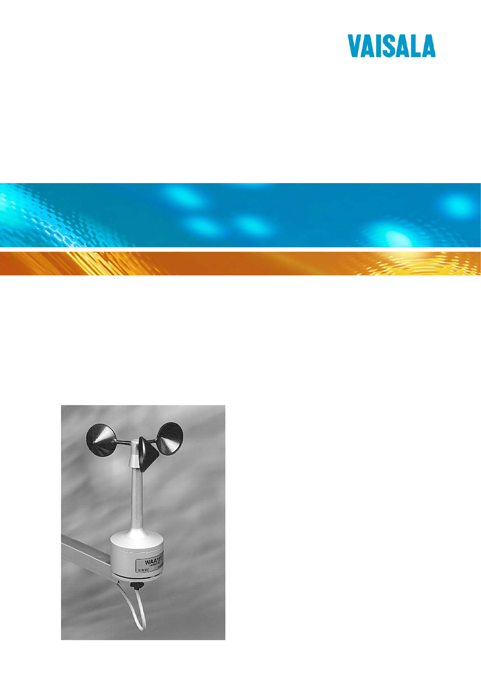 Vaisala WAA151 User Manual | 29 pages