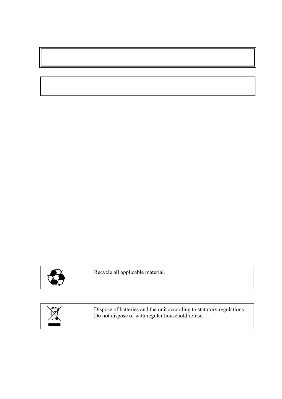 Esd protection, Recycling | Vaisala WAC155 User Manual | Page 11 / 60