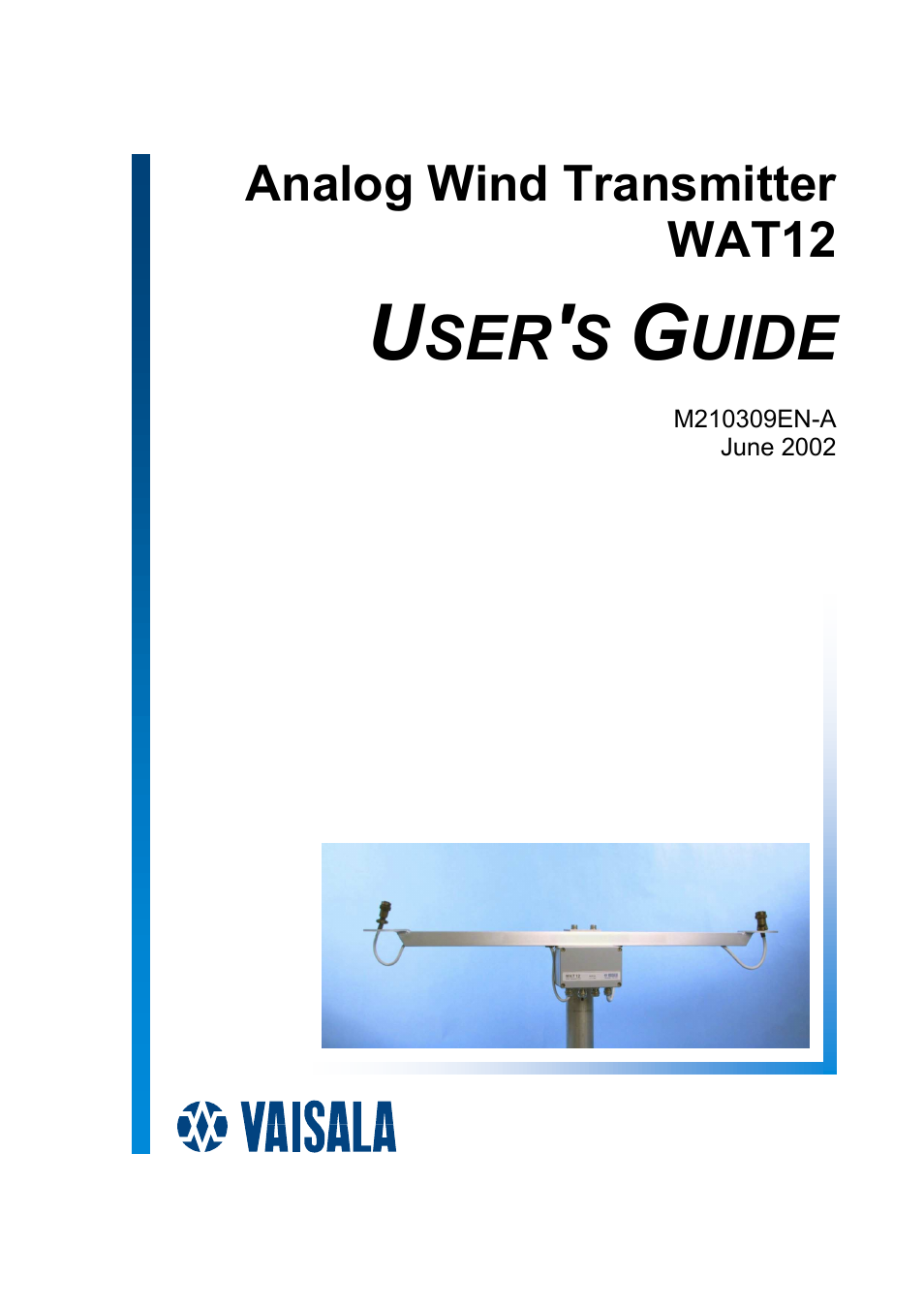 Vaisala WAT12 User Manual | 42 pages