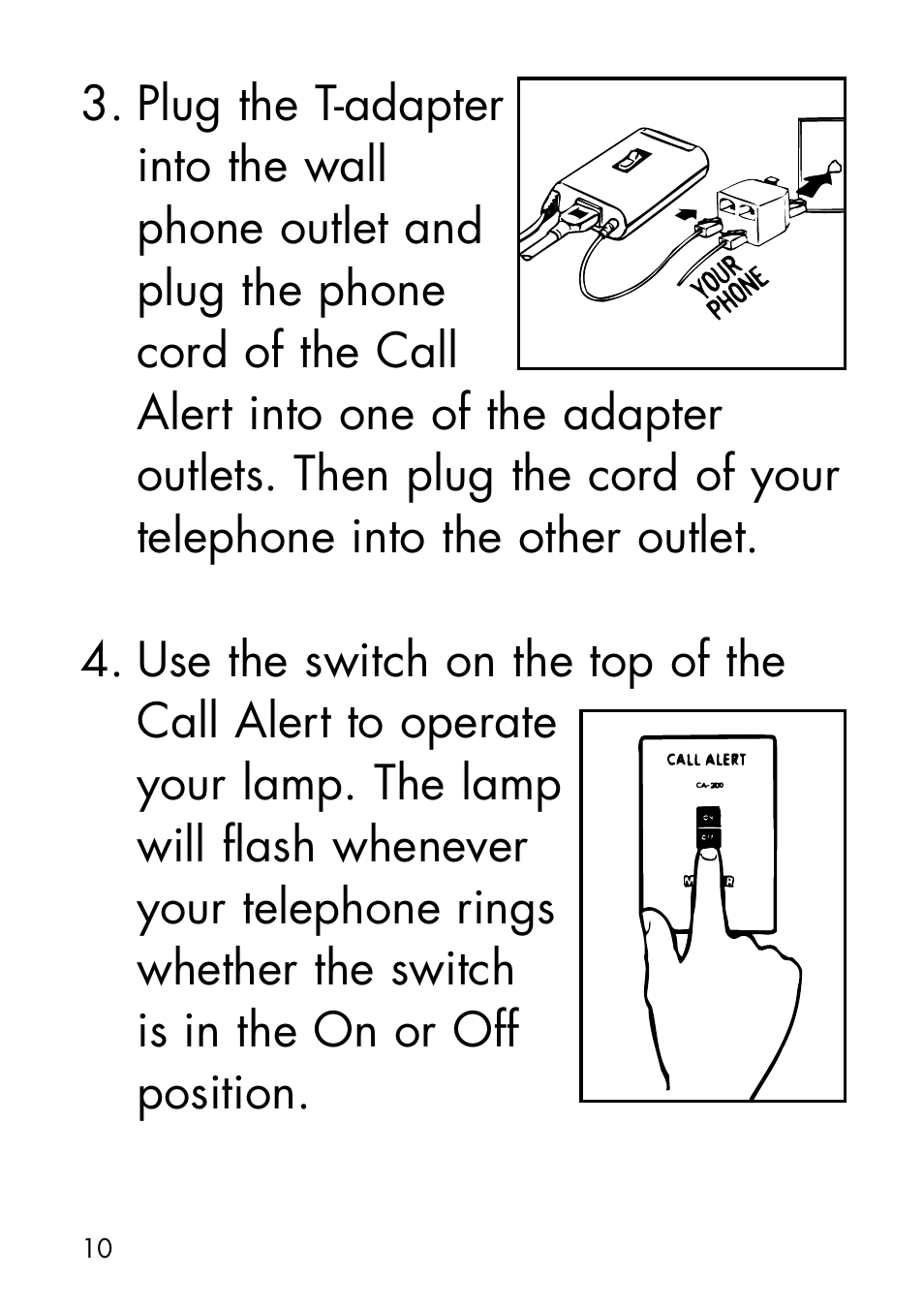 Ameriphone CALL ALERT CA-100 User Manual | Page 13 / 30
