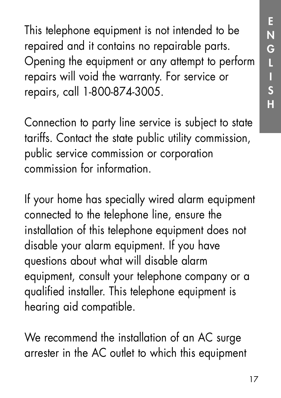 Ameriphone CALL ALERT CA-100 User Manual | Page 20 / 30