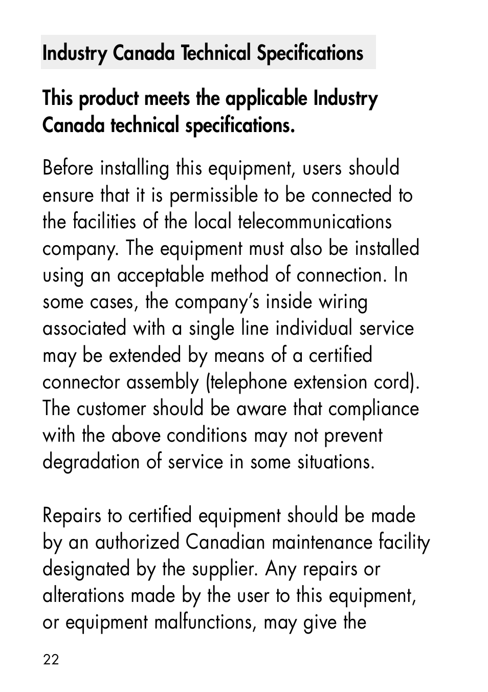 Ameriphone CALL ALERT CA-100 User Manual | Page 25 / 30
