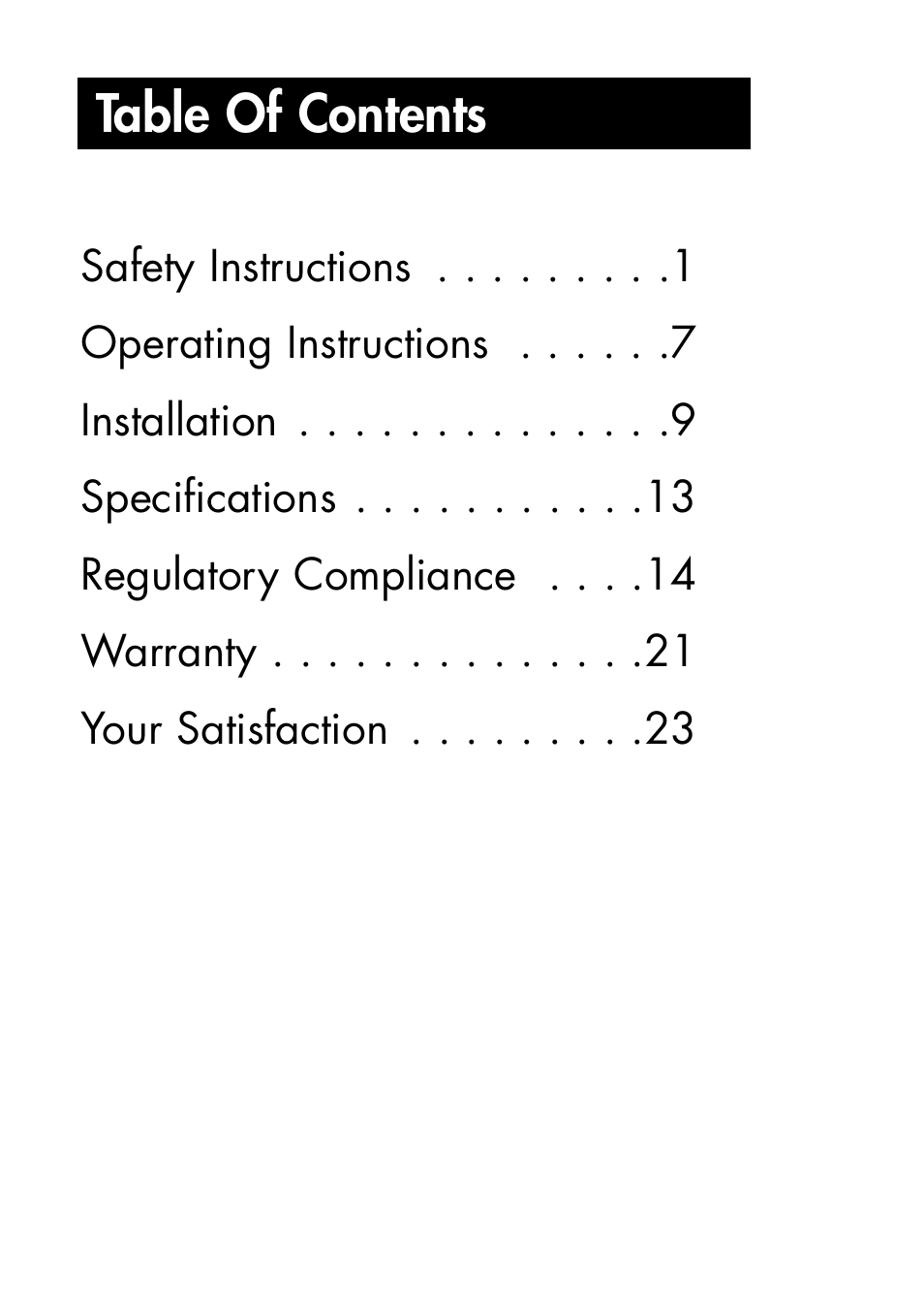 Ameriphone CALL ALERT CA-100 User Manual | Page 3 / 30