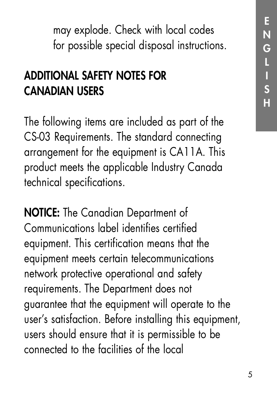 Ameriphone CALL ALERT CA-100 User Manual | Page 8 / 30