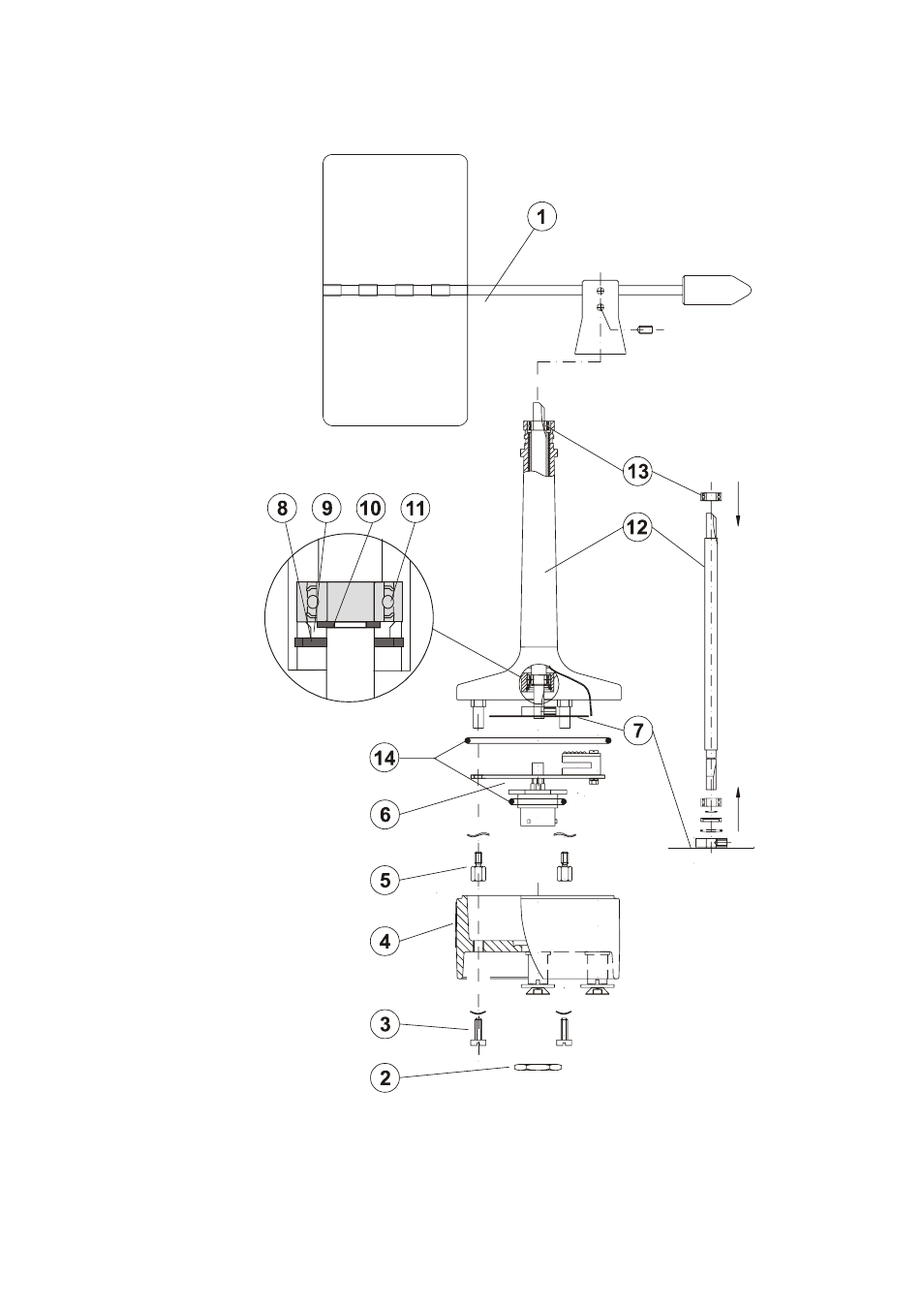 Figure 6, Wav151 assembly | Vaisala WAV151 User Manual | Page 21 / 30