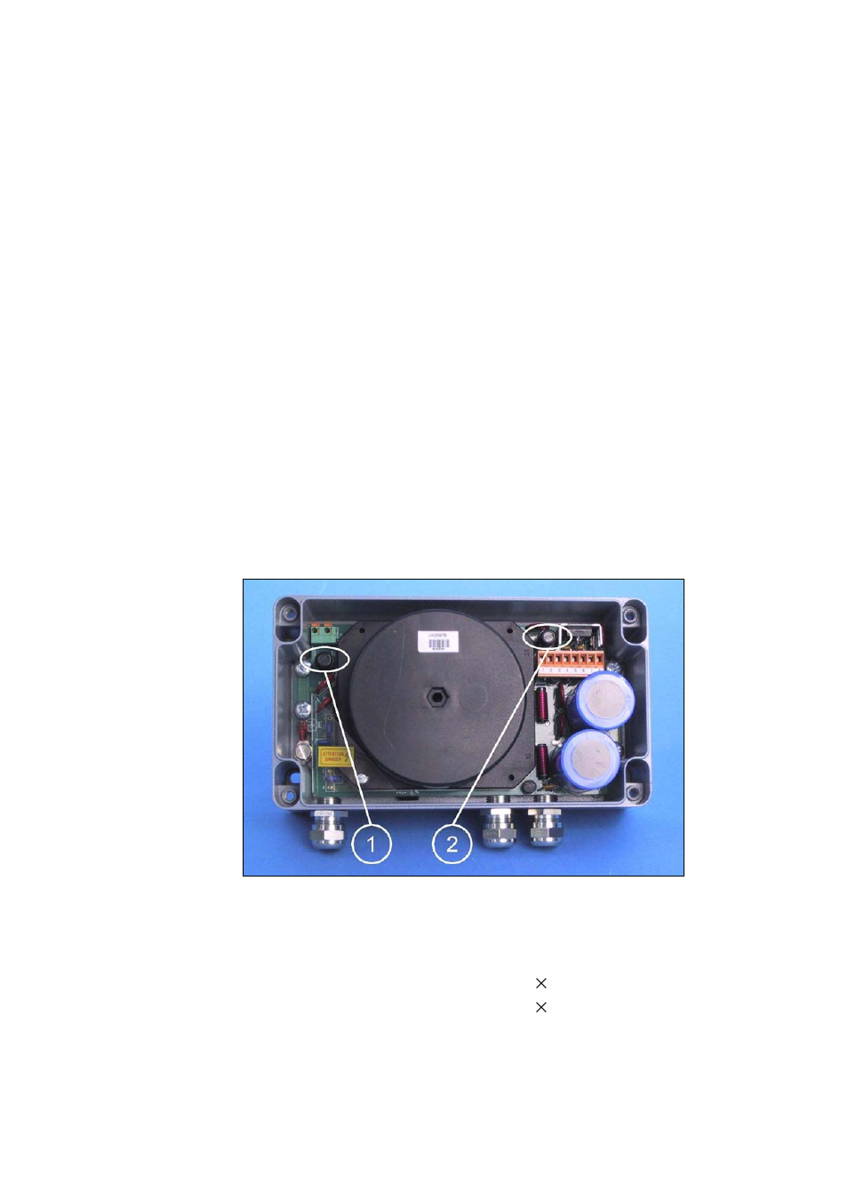 Replacing fuses, Figure 10 location of the fuses f1 and f2 | Vaisala WHP25 User Manual | Page 22 / 27