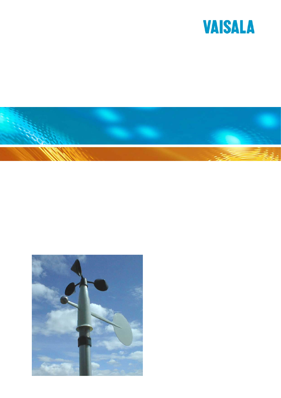 Vaisala WM30 User Manual | 32 pages