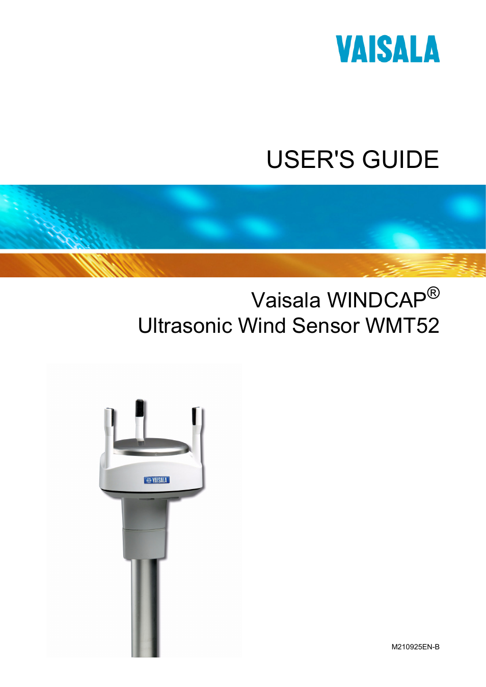 Vaisala WMT52 User Manual | 143 pages