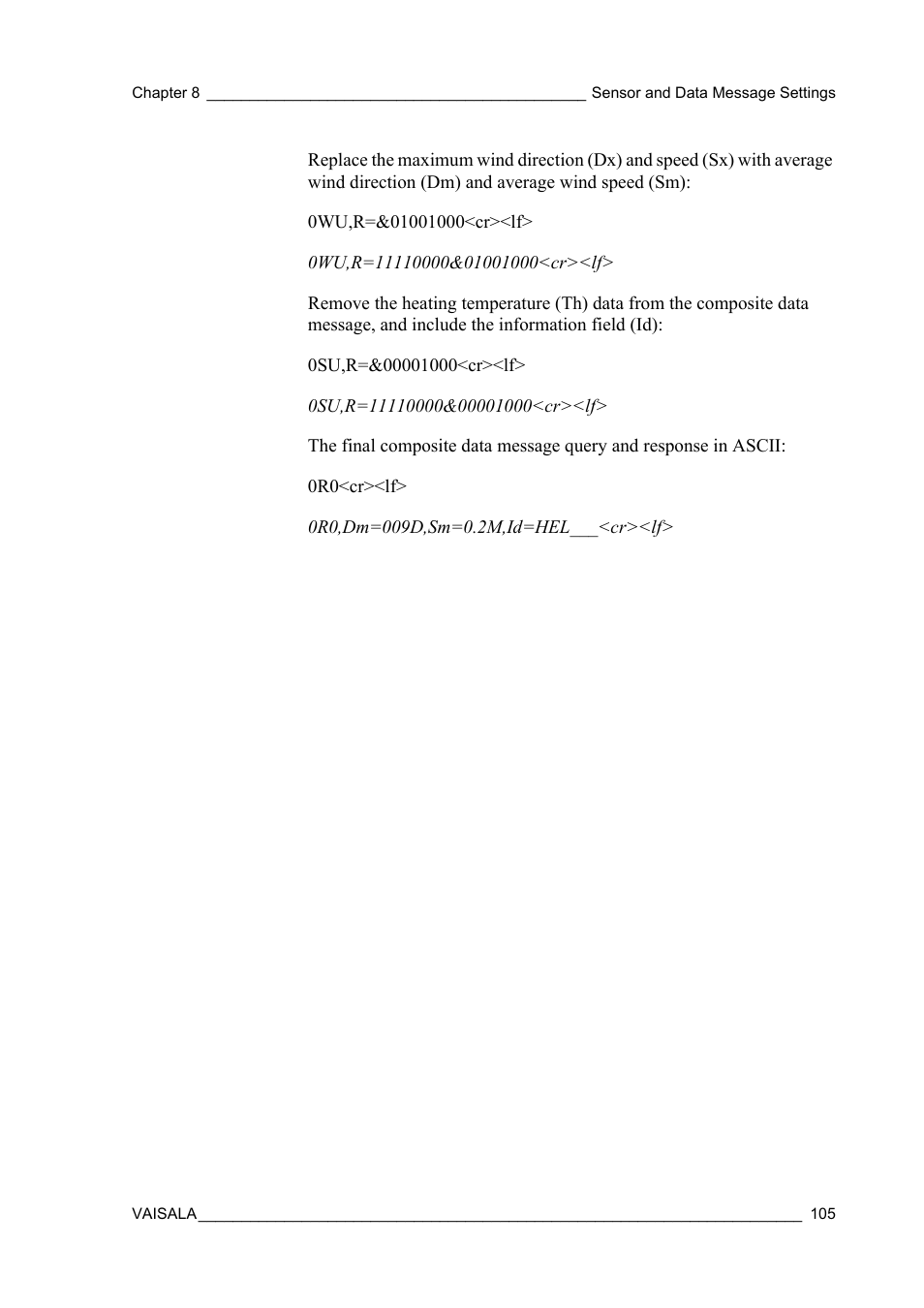Vaisala WMT52 User Manual | Page 107 / 143