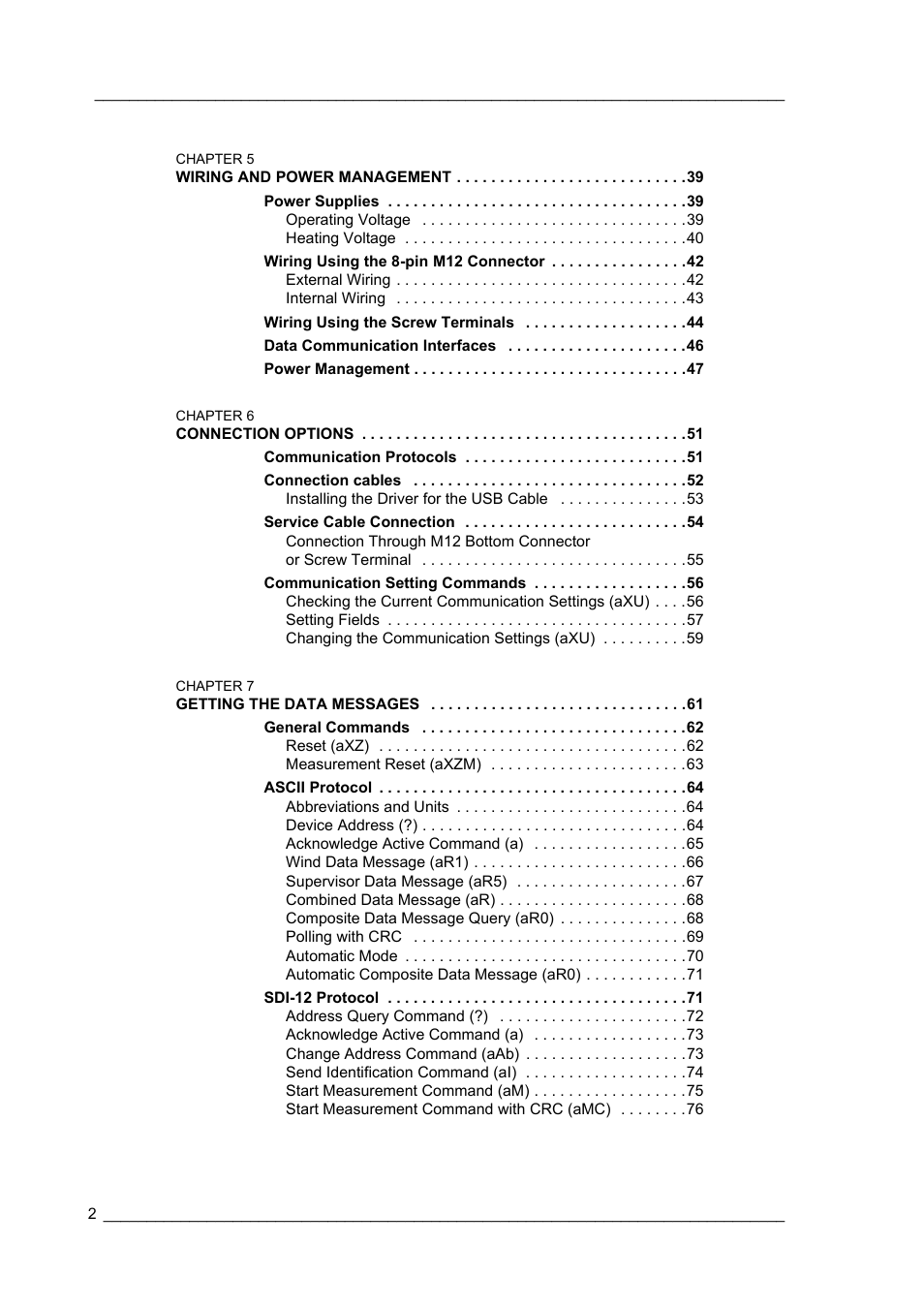 Vaisala WMT52 User Manual | Page 4 / 143
