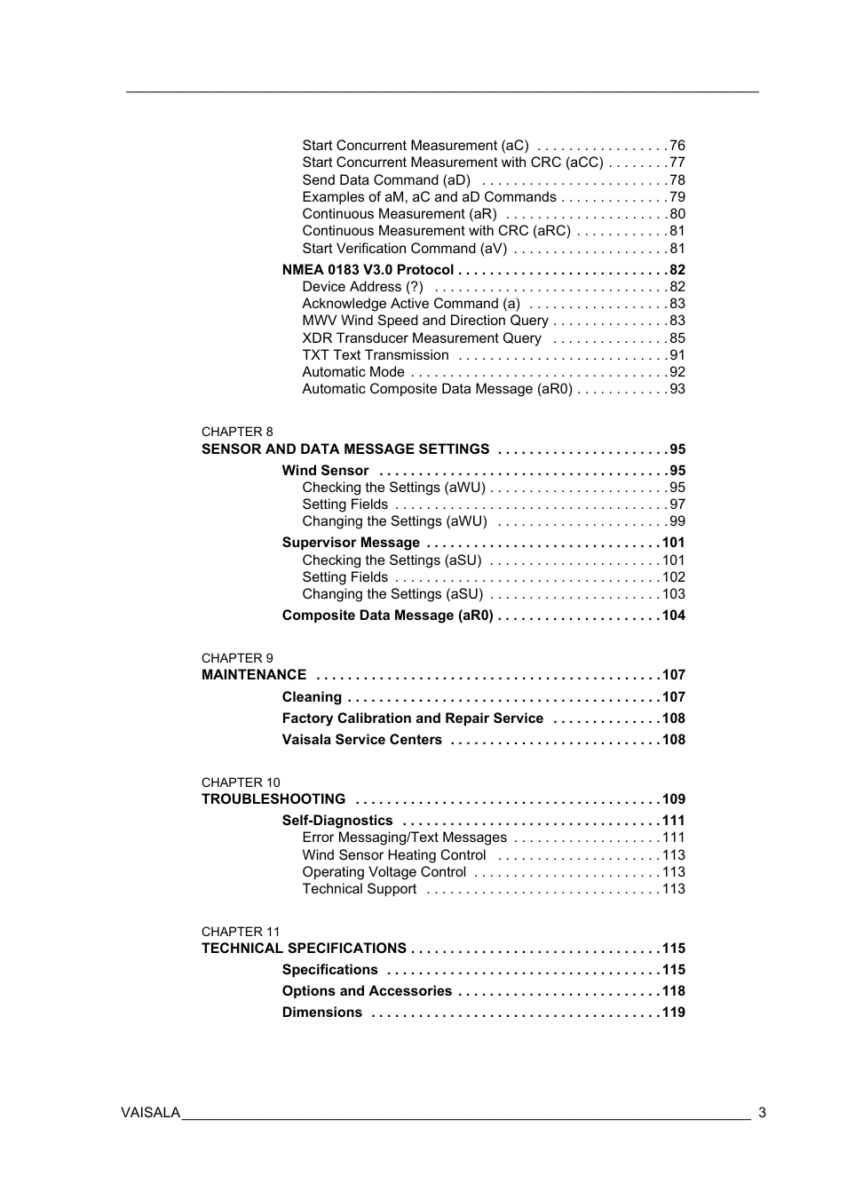 Vaisala WMT52 User Manual | Page 5 / 143